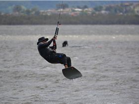 Kitesurfing