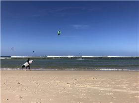Kitesurfing