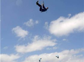 Martin Rasp on a Buzz Kite and Board