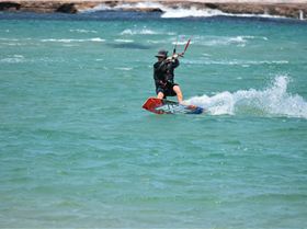 Kitesurfing