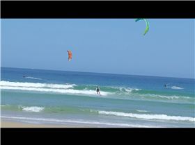 Kitesurfing
