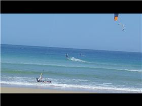 Kitesurfing
