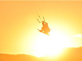 Kitesurfing