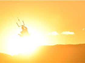 Kitesurfing