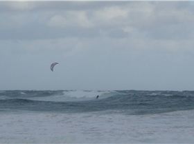 Kitesurfing