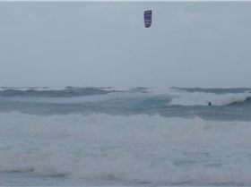 Kitesurfing
