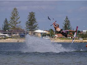 bradley melville pushing it on the new flexifoil fusion 2