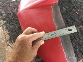 sanding wings to get rid of noise