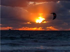 Kitesurfing
