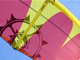 Kitesurfing the sandbar at Safety Bay