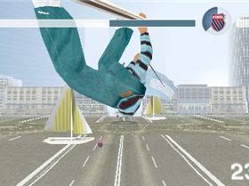 kiting down my street