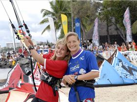 Kristin Boses and Marine befor their heat together