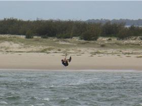 kiteing at bullcock christmas day.