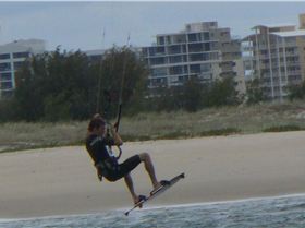 kiteing at bullcock christmas day.