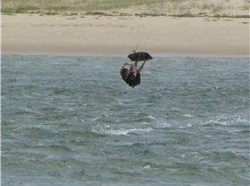 kiteing at bullcock christmas day.
