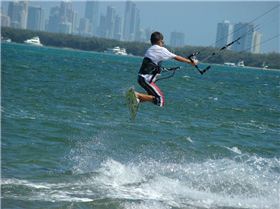 Kitesurfing