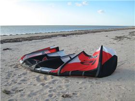 Port Parham beach, great speed kiting spot