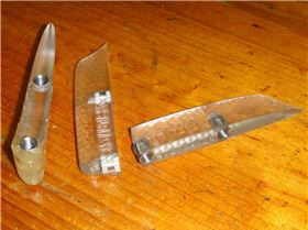 cab fins 20mm clear - cracked