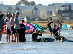 Kitesurfing