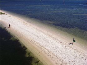 Wally Point, light wind walk