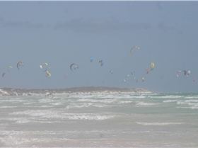 kitestock Entertainers in and out the water