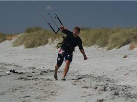 Kite X - Pat running upwind