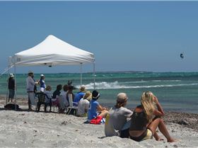 Kite X - Entering the trick zone watched by Woodies Crew judges