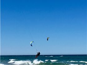 Kitesurfing