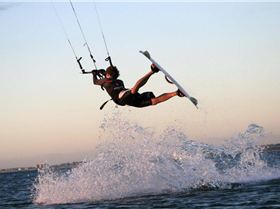 Kitesurfing