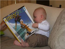 Kai reading Kiteworld