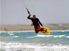 Kitesurfing