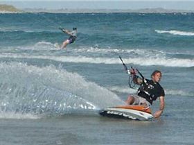 one Large in the shallows