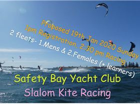 Twin Tip race from Safety Bay Yacht Club