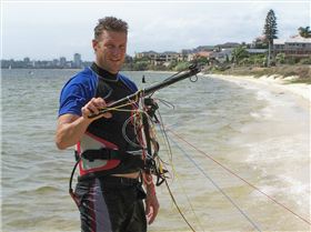 Kitesurfing