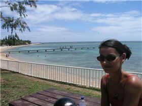 main kiting beach Noumea