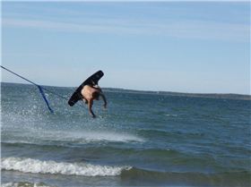 attempt at a raley behind the car