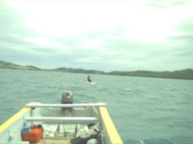 Boat launched in Fiji