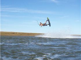 Kitesurfing