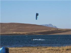 Kiting on Sterkifontein Dam