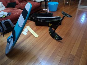 Board duotone pace 4'3 foil gong 1100cm2