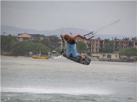 Kitesurfing