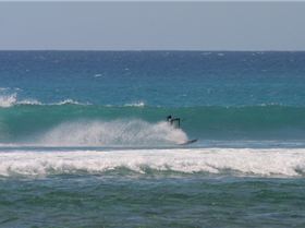 Pat wave-riding at Gnaraloo