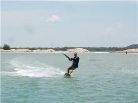 Ken cruisin round the pond