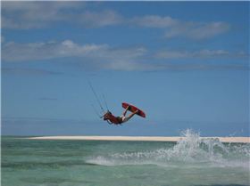 Kitesurfing