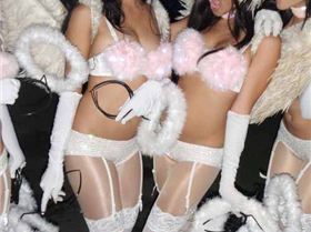 These chicks were our kite handlers on he beach