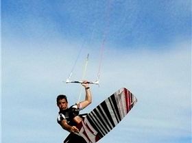 Kite session at Kirra on Friday