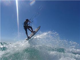 Kitesurfing