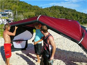 North & Naish 09 Demo day.