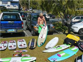 North & Naish 09 Demo day.