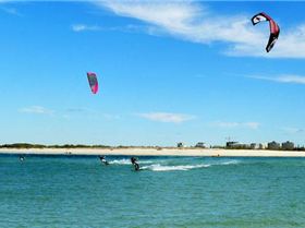 Caloundra. kiteaction demo day